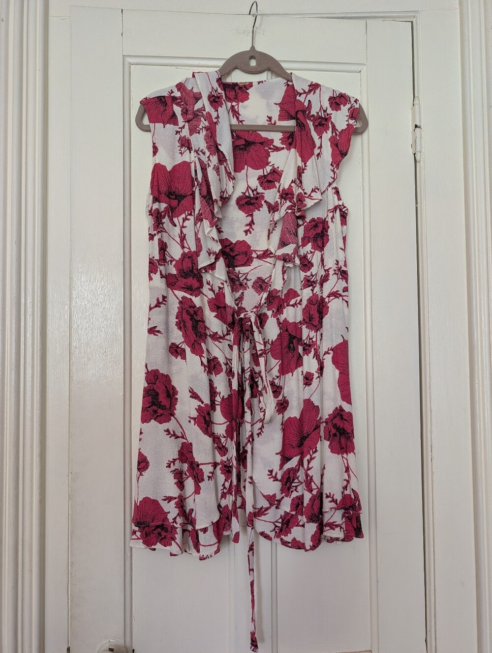 Free People Floral French Quarter Med Wrap Dress Romantic Soft Girl Cottagecore